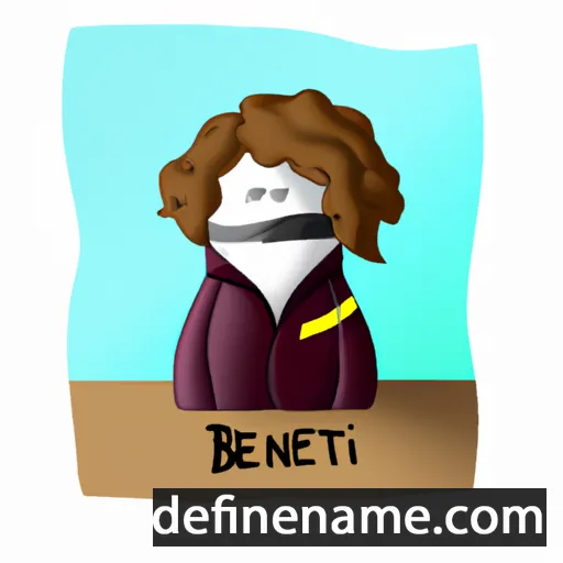 cartoon of the name Bentine