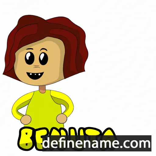 cartoon of the name Benuta