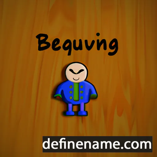 cartoon of the name Benvenguda