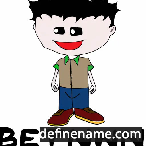 cartoon of the name Benwenut