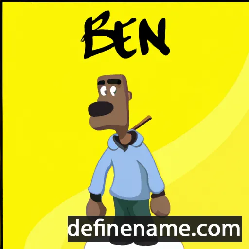 cartoon of the name Benxa