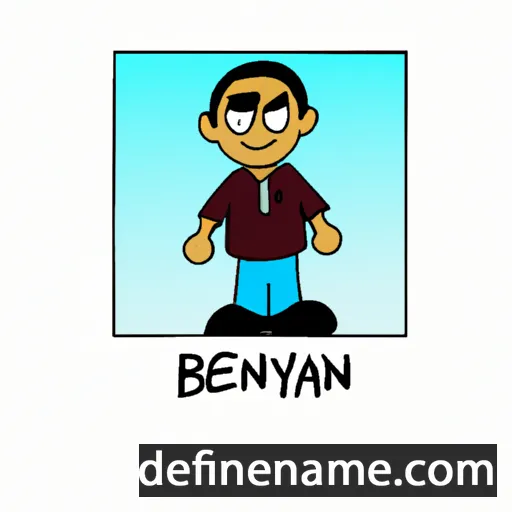 cartoon of the name Benyamin