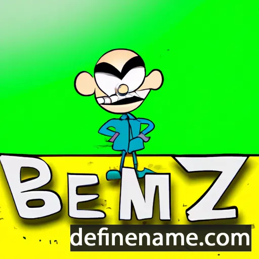 cartoon of the name Benzi