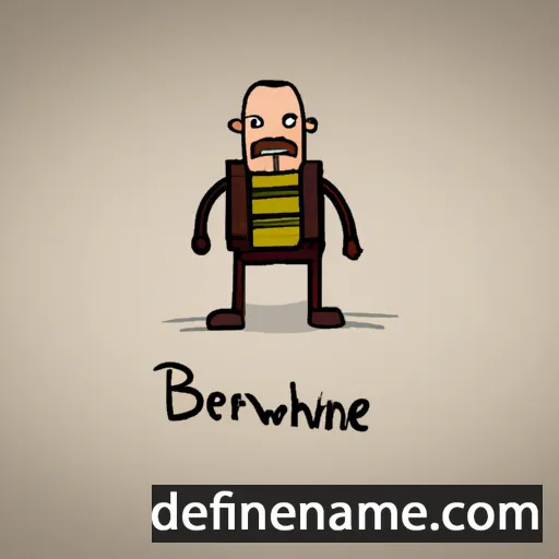 cartoon of the name Beohrtwine