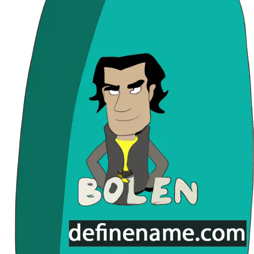 cartoon of the name Beolin