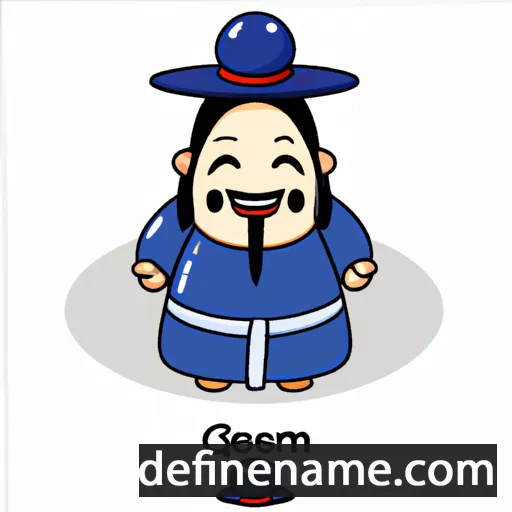 cartoon of the name Beom-gyu