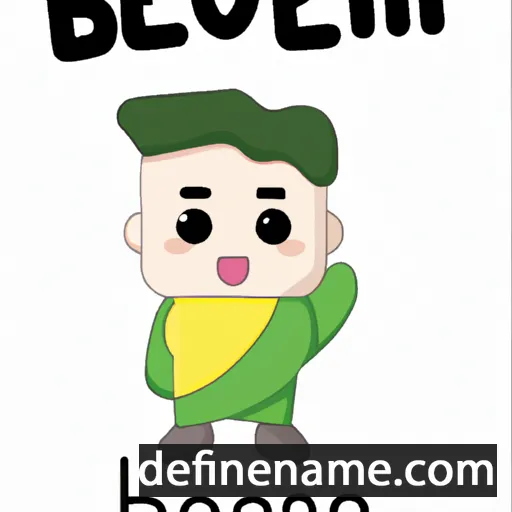 cartoon of the name Beomcheol