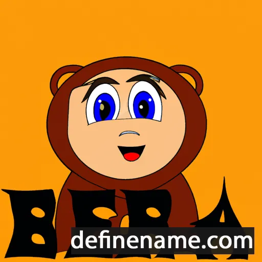 cartoon of the name Bera