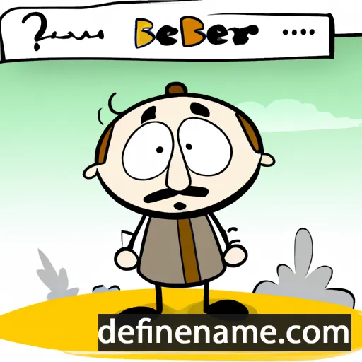 cartoon of the name Berbe