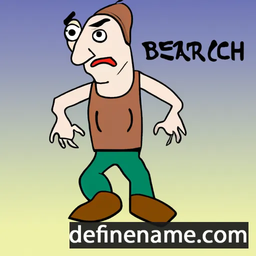 cartoon of the name Berchar