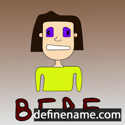 cartoon of the name Bere