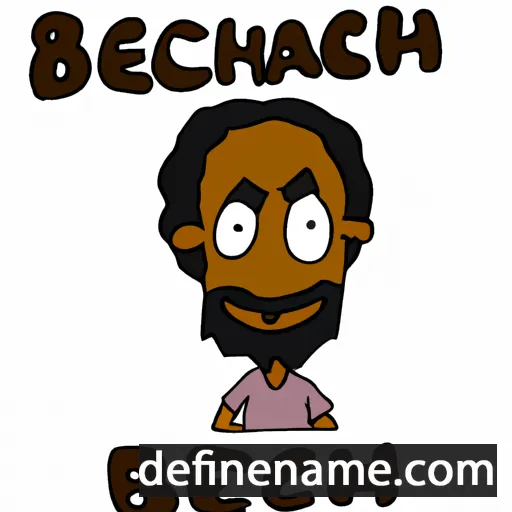 cartoon of the name Berechiah