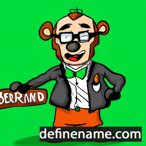 cartoon of the name Berenardu