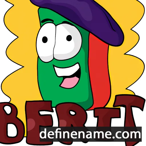 cartoon of the name Beret