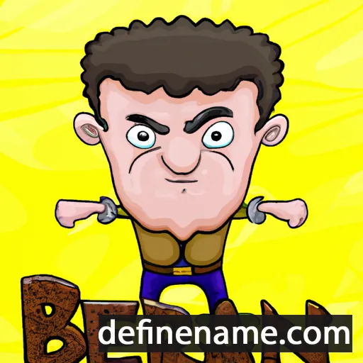 cartoon of the name Berfan