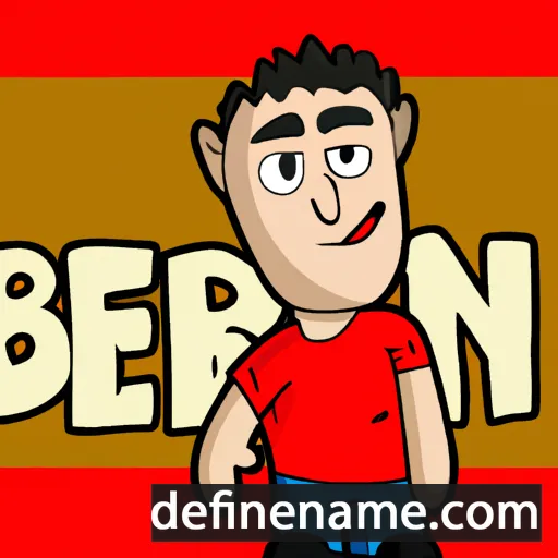 cartoon of the name Berfîn