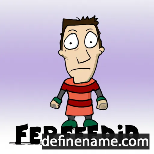 cartoon of the name Berfrid