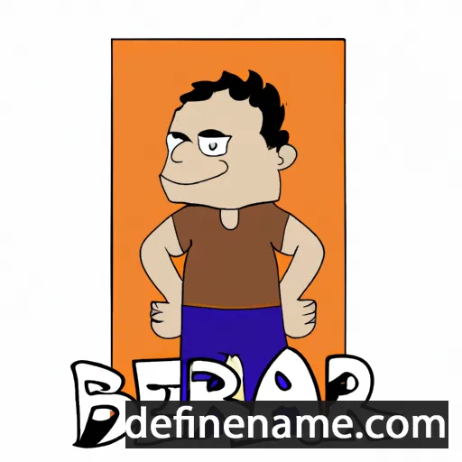 cartoon of the name Bergar