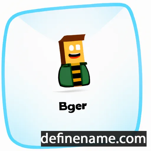 cartoon of the name Berge