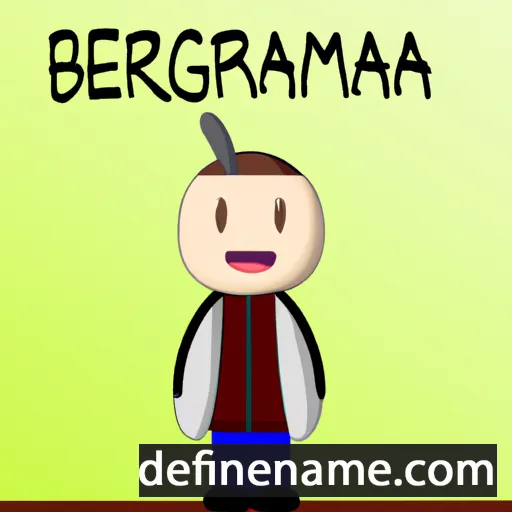 Bergmannía cartoon