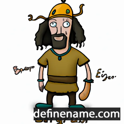 cartoon of the name Bergulv