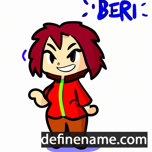 cartoon of the name Beri-