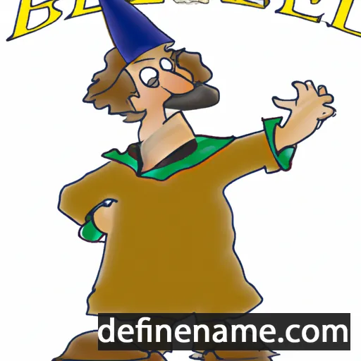 cartoon of the name Berlinghiero