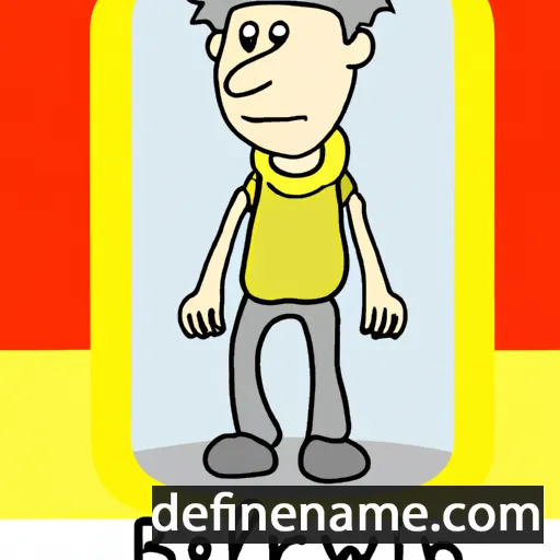 cartoon of the name Berlwin