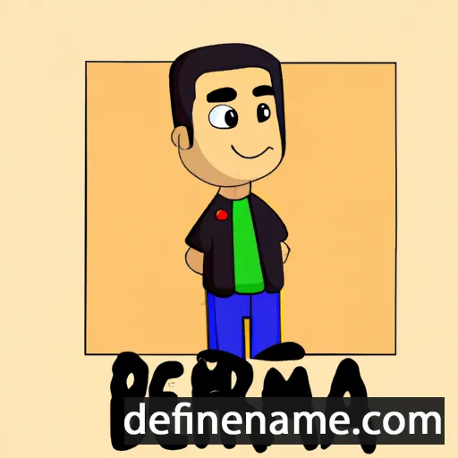 cartoon of the name Berma