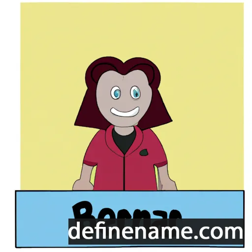 cartoon of the name Berna