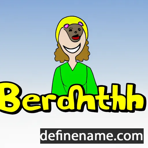 Bernadeth cartoon