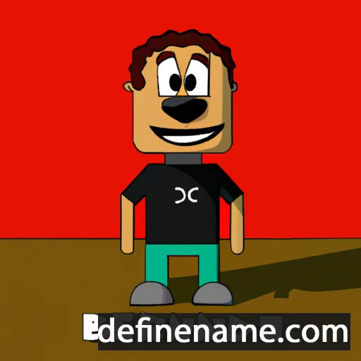 cartoon of the name Bernado