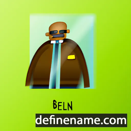 cartoon of the name Bernal