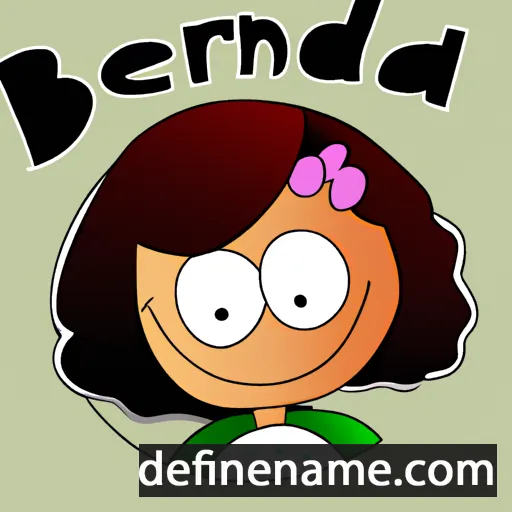 cartoon of the name Bernalda