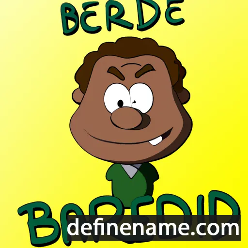 cartoon of the name Bernarde