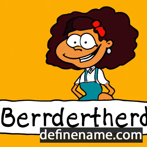 Bernardette cartoon