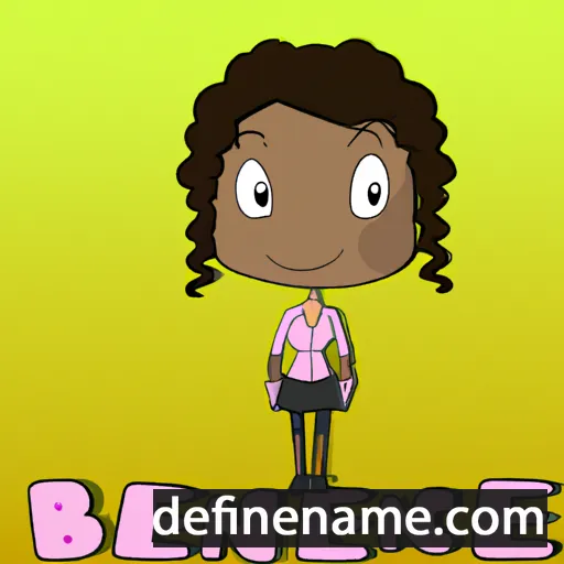 cartoon of the name Bernece