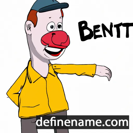 cartoon of the name Bernett