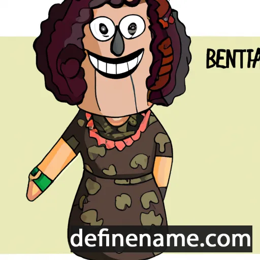 cartoon of the name Bernita