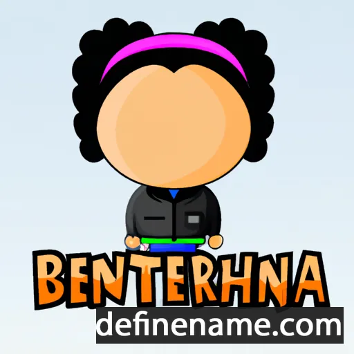 cartoon of the name Bernitha