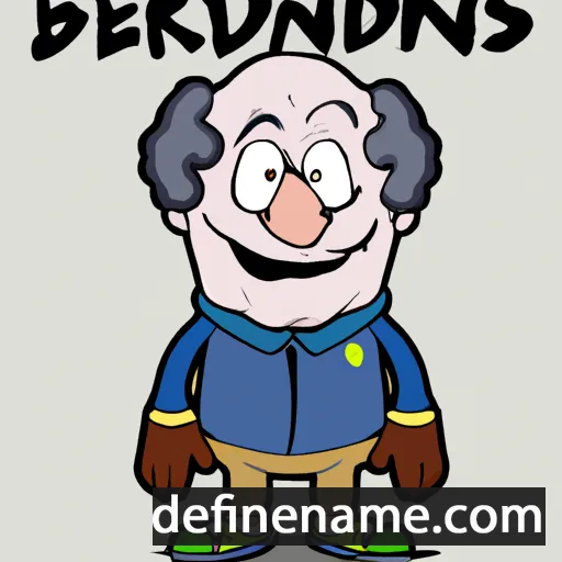 cartoon of the name Bernoldus