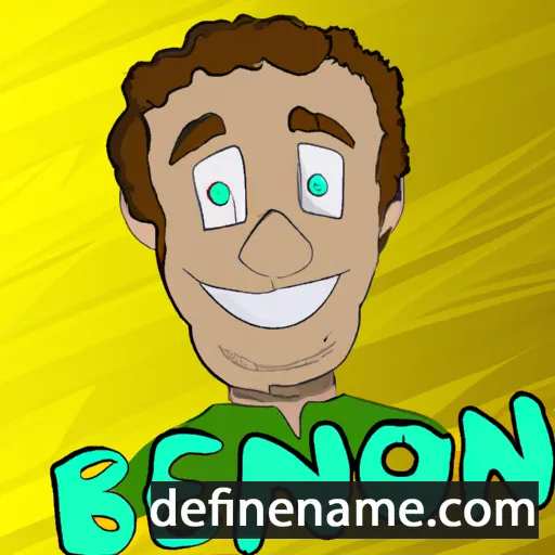 cartoon of the name Bernon