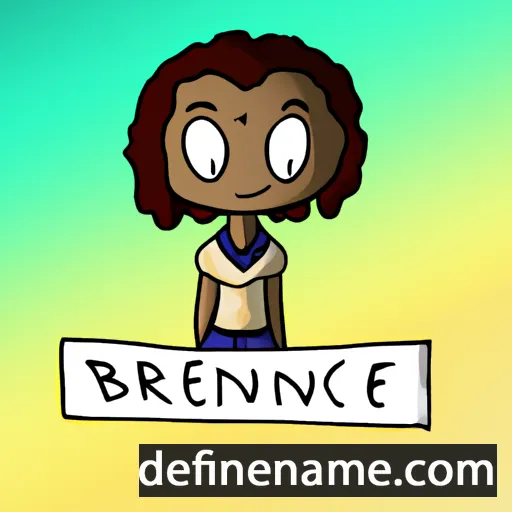 cartoon of the name Bernyce