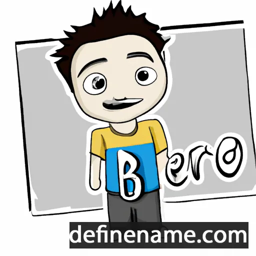 cartoon of the name Bero