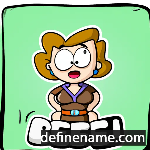 cartoon of the name Berte