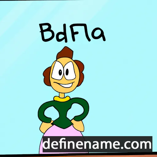 Bertefleda cartoon