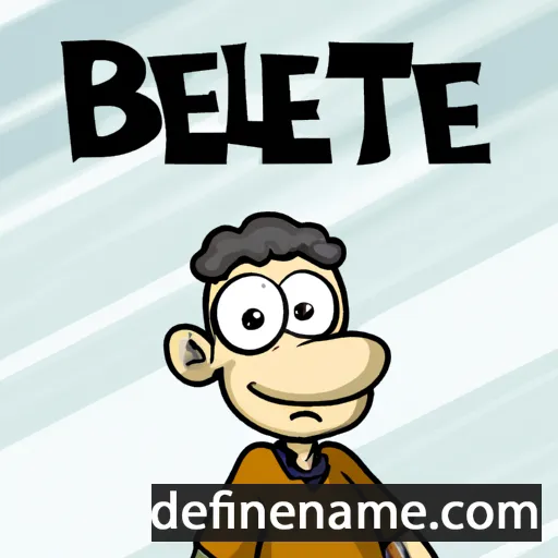 cartoon of the name Bertele