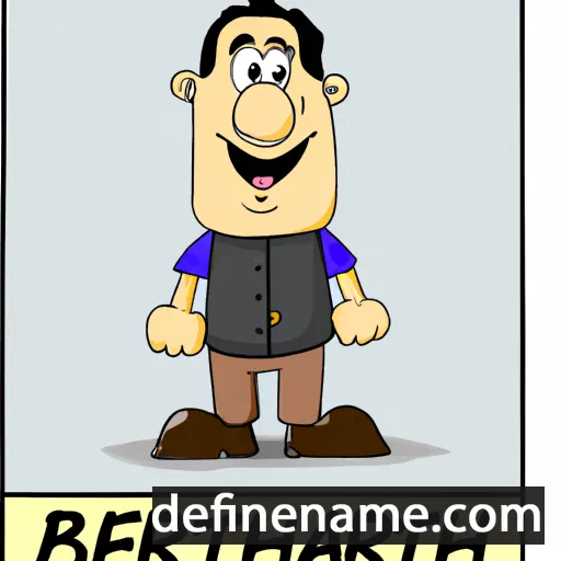 cartoon of the name Berthar