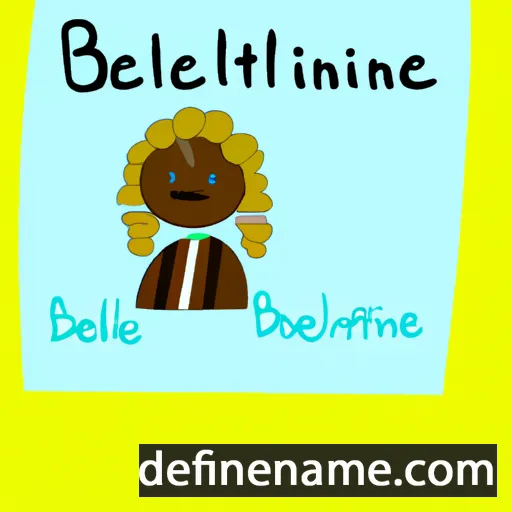 cartoon of the name Bertheline