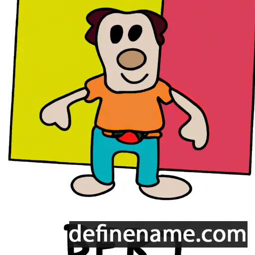 cartoon of the name Berti